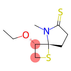 1-Thia-5-azaspiro[3.4]octane-6-thione,3-ethoxy-5-methyl-,cis-(9CI)