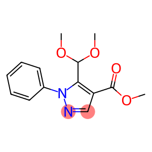 5-Dimethoxymethyl-1-phenyl-1H-pyrazole-4-carboxylic acid methyl ester