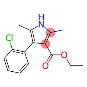 1H-Pyrrole-3-carboxylicacid,4-(2-chlorophenyl)-2,5-dimethyl-,ethylester(9CI)