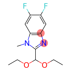 2-(Diethoxymethyl)-5,6-difluoro-1-methyl-1H-benzimidazole