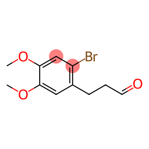 3-(2-bromo-4,5-dimethoxyphenyl)propanal