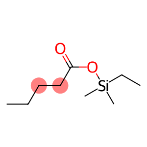 Pentanoic  acid,  ethyldimethylsilyl  ester