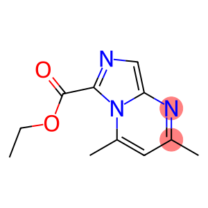 Imidazo[1,5-a]pyrimidine-6-carboxylic  acid,  2,4-dimethyl-,  ethyl  ester