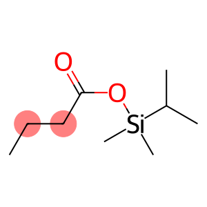 Butanoic  acid,  dimethyl(1-methylethyl)silyl  ester