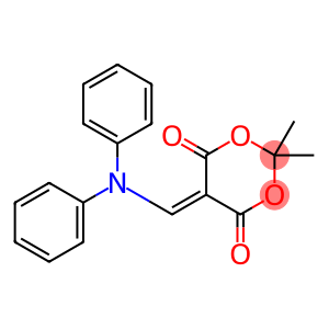 5-((DIPHENYLAMINO)METHYLENE)-2,2-DIMETHYL-1,3-DIOXANE-4,6-DIONE