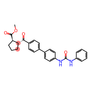 Methyl (1R,2R)-2-(4-(3-phenylureido)-[1,1-biphenyl]-4-carbonyl)cyclopentane-1-carboxylate