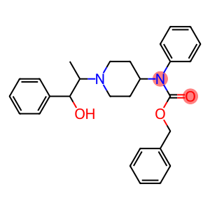 benzyl N-[1-(1-hydroxy-1-phenylpropan-2-yl)piperidin-4-yl]-N-phenylcarbamate