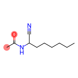 Acetamide,  N-(1-cyanoheptyl)-