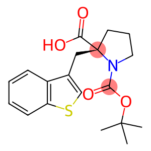 (2R)-2-[(1-benzothiophen-3-yl)methyl]-1-[(tert-butoxy)carbonyl]pyrrolidine-2-carboxylic acid