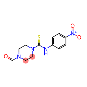 4-(((4-NITROPHENYL)AMINO)THIOXOMETHYL)PIPERAZINECARBALDEHYDE