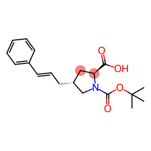 反-BOC-4-(苯丙烯基)-L-脯氨酸