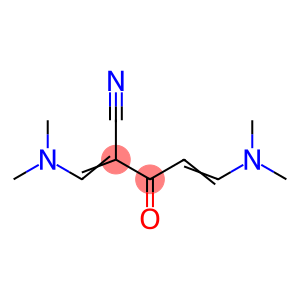 (2E,4E)-5-(dimethylamino)-2-((dimethylamino)methylene)-3-oxopent-4-enenitrile