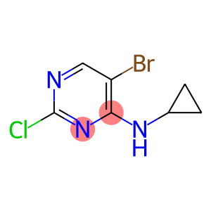 5-溴-2-氯-N-环丙基嘧啶-4-胺