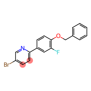 5-bromo-2-{3-fluoro-4-[(phenylmethyl)oxy]phenyl}pyridine