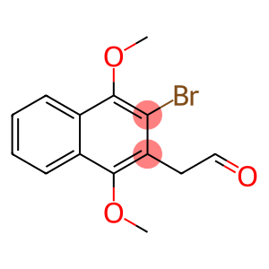 2-(2-bromo-1,4-dimethoxynaphthalen-3-yl)acetaldehyde