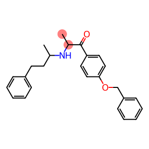 2-(4-phenylbutan-2-ylamino)-1-(4-phenylmethoxyphenyl)propan-1-one