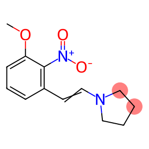 1-(2-(3-METHOXY-2-NITRO-PHENYL)-VINYL)-PYRROLIDINE