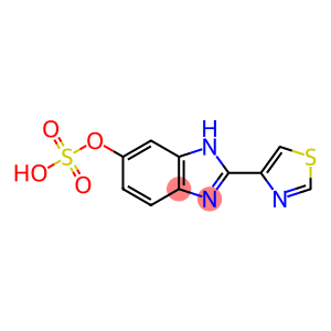 1H-Benzimidazol-6-ol, 2-(4-thiazolyl)-, 6-(hydrogen sulfate)