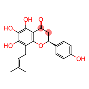 (2S)-2,3-Dihydro-5,6,7-trihydroxy-2α-(4-hydroxyphenyl)-8-(3-methyl-2-butenyl)-4H-1-benzopyran-4-one