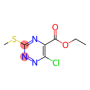 ETHYL 6-CHLORO-3-(METHYLTHIO)-1,2,4-TRIAZINE-5-CARBOXYLATE