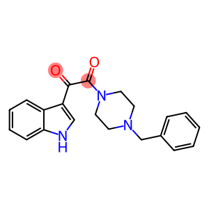 1-INDOL-3-YL-2-(4-BENZYLPIPERAZINYL)ETHANE-1,2-DIONE