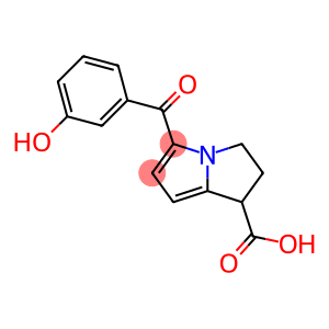 1H-Pyrrolizine-1-carboxylic acid, 2,3-dihydro-5-(3-hydroxybenzoyl)-