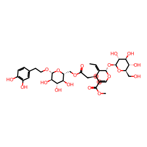 β-D-Glucopyranoside, 2-(3,4-dihydroxyphenyl)ethyl, 6-[(2S,3E,4S)-3-ethylidene-2-(β-D-glucopyranosyloxy)-3,4-dihydro-5-(methoxycarbonyl)-2H-pyran-4-acetate]