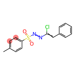 Benzenesulfonamide, N-[(1-chloro-2-phenylethenyl)imino]-4-methyl-