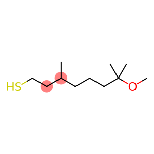 1-Octanethiol, 7-methoxy-3,7-dimethyl-