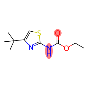 Carbamic  acid,  [4-(1,1-dimethylethyl)-2-thiazolyl]-,  ethyl  ester  (9CI)