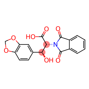 (2S,3R)-3-(benzo[d][1,3]dioxol-5-yl)-2-(1,3-dioxoisoindolin-2-yl)-3-hydroxypropanoic acid