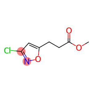 5-Isoxazolepropanoic acid, 3-chloro-, methyl ester