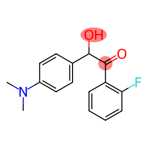 1-[4-(dimethylamino)phenyl]-2-(2-fluorophenyl)-2-hydroxyethanone