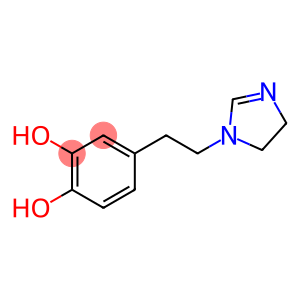 4-[2-(4,5-dihydroimidazol-1-yl)ethyl]benzene-1,2-diol