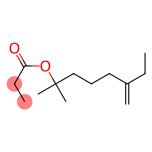 2-methyl-6-methylene-2-octyl propionate