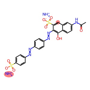 diammonium 7-acetamido-4-hydroxy-3-[[4-[(4-sulphonatophenyl)azo]phenyl]azo]naphthalene-2-sulphonate