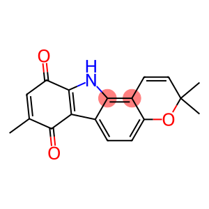 3,11-Dihydro-3,3,8-trimethylpyrano[3,2-a]carbazole-7,10-dione