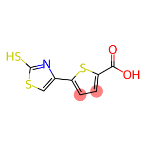 5-(2-sulfanylidene-3H-1,3-thiazol-4-yl)thiophene-2-carboxylic acid