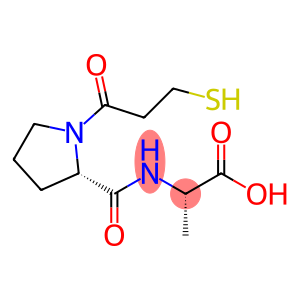 (S)-2-((S)-1-(3-Mercaptopropanoyl)pyrrolidine-2-carboxamido)propanoic acid