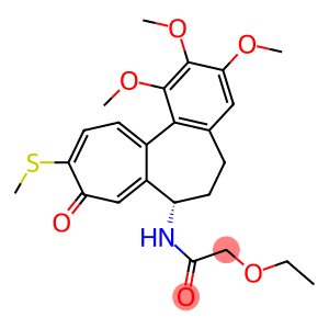 Acetamide, 2-ethoxy-N-[(7S)-5,6,7,9-tetrahydro-1,2,3-trimethoxy-10-(methylthio)-9-oxobenzo[a]heptalen-7-yl]-