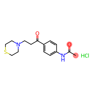 N-[4-(2-thiomorpholin-4-ylpropanoyl)phenyl]acetamide