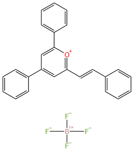 (E)-2,4-Diphenyl-6-(2-phenylethenyl)pyrilliumtetrafluoroborate