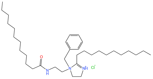 1-benzyl-4,5-dihydro-1-[2-[(1-oxododecyl)amino]ethyl]-2-undecyl-1H-imidazolium chloride