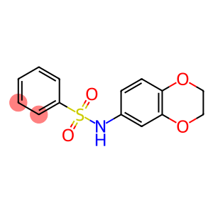 N-(2,3-dihydro-1,4-benzodioxin-6-yl)benzenesulfonamide