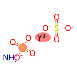 ammonium yttrium(3+) disulphate