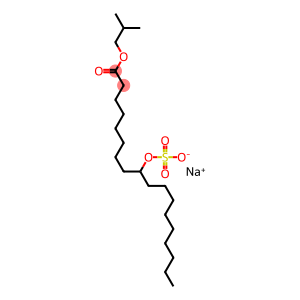 [1-(2-methylpropoxy)-1-oxooctadecan-9-yl] sulfate