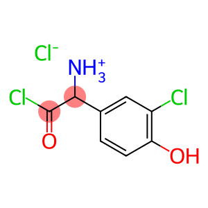 2-amino-2-(3-chloro-4-hydroxyphenyl)acetyl chloride