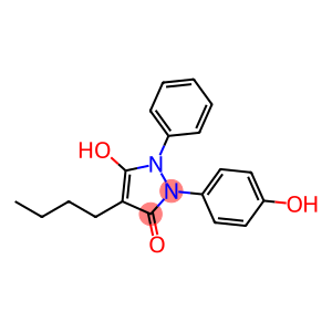 4-butyl-5-hydroxy-1-(4-hydroxyphenyl)-2-phenyl-3-pyrazolone