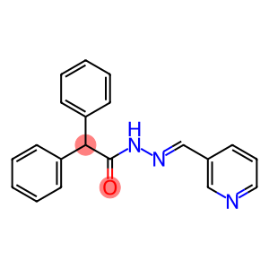 2,2-diphenyl-N'-(3-pyridinylmethylene)acetohydrazide