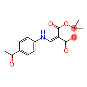 5-(((4-ACETYLPHENYL)AMINO)METHYLENE)-2,2-DIMETHYL-1,3-DIOXANE-4,6-DIONE